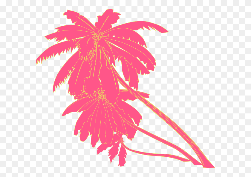 600x533 Palm Tree Clip Art - Palm Tree PNG