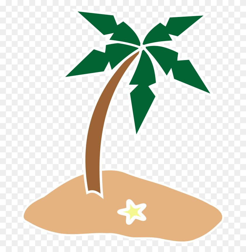 692x800 Palm Tree Clip Art For Free Download Palm Tree - Palm Tree Clipart PNG