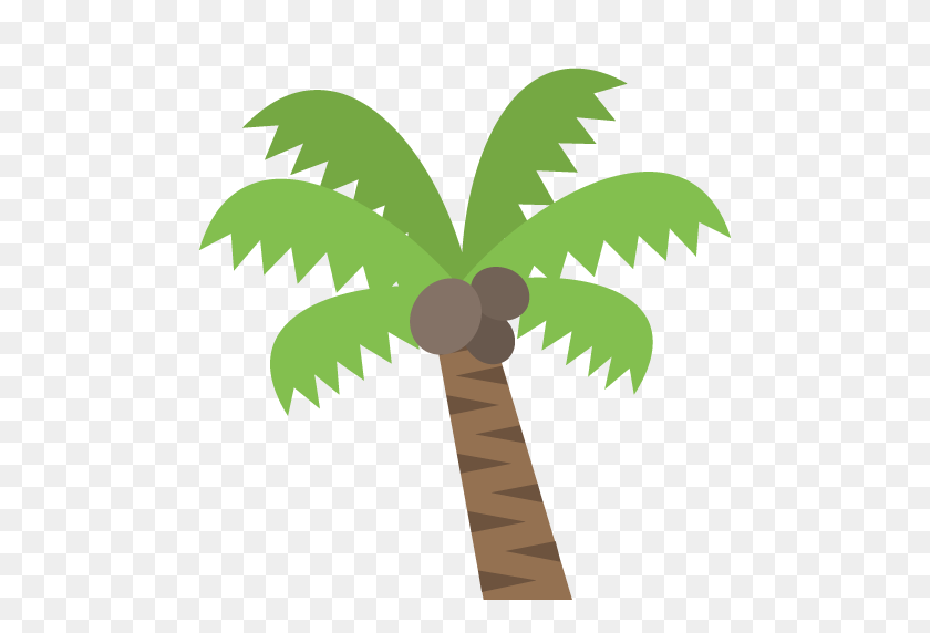 512x512 Emoji Palm Tree Для Facebook, Идентификатор Электронной Почты Sms - Palm Tree Emoji Png