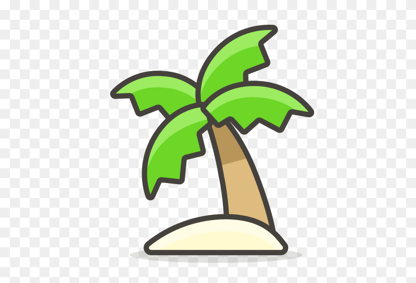 512x512 Palm, Tree Icon Free Of Free Vector Emoji - Palm Tree Emoji PNG