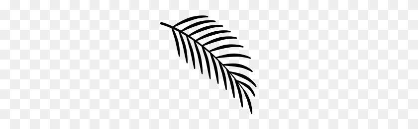 200x200 Palm Tree Leaf Icons Noun Project - Palm Leaves PNG
