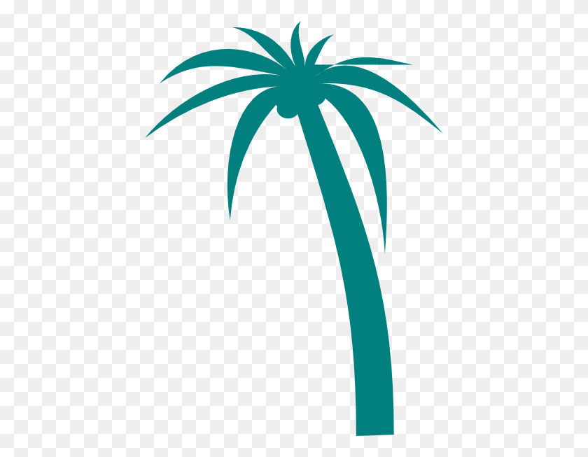 426x593 Palm Tree Leaves Template - Palm Frond Clip Art