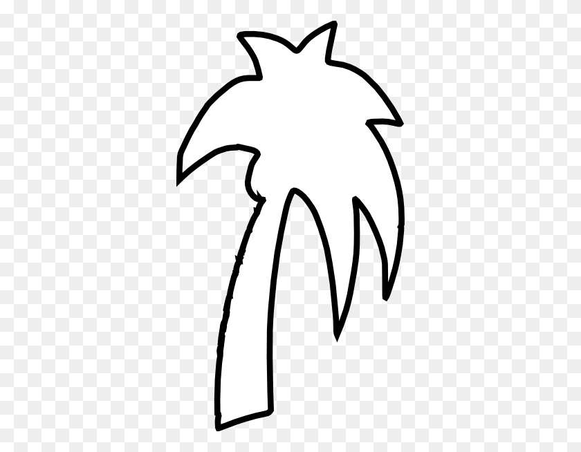 Palm Tree Outline Clip Art At Clipartimage - Palm Tree Clip Art