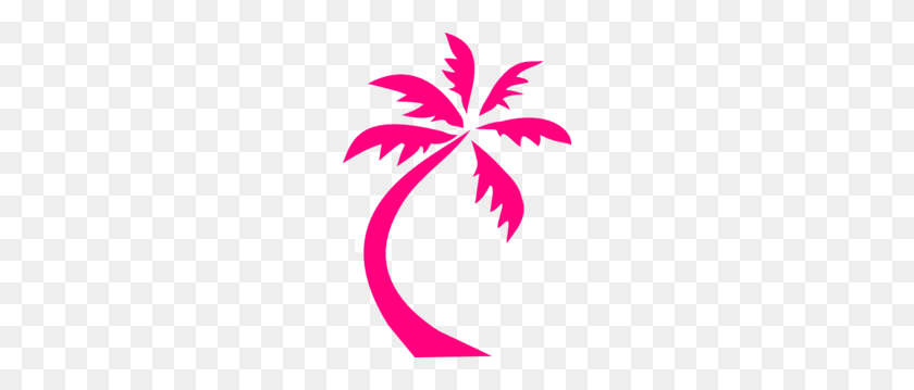 210x299 Palm Tree Pink Clip Art - Palm Tree Clip Art