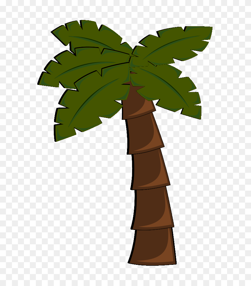 682x900 Palm Tree Png Clip Arts For Web - Palm Leaf PNG
