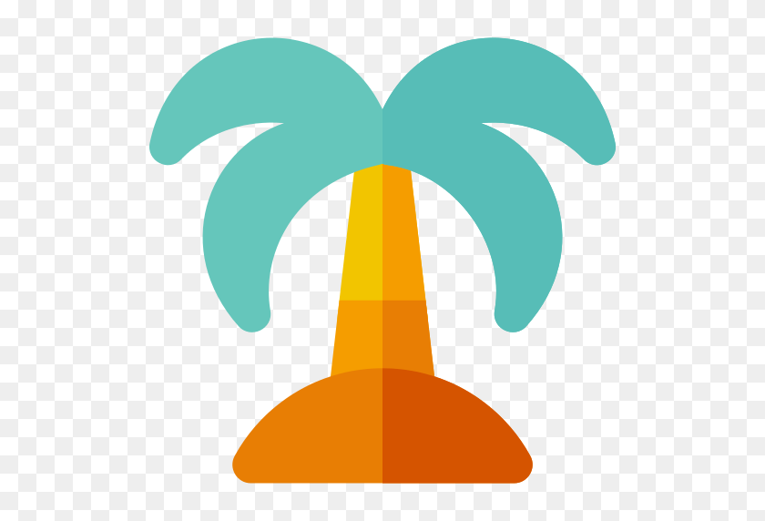 512x512 Palm Tree Png Icon - Tropical Trees PNG