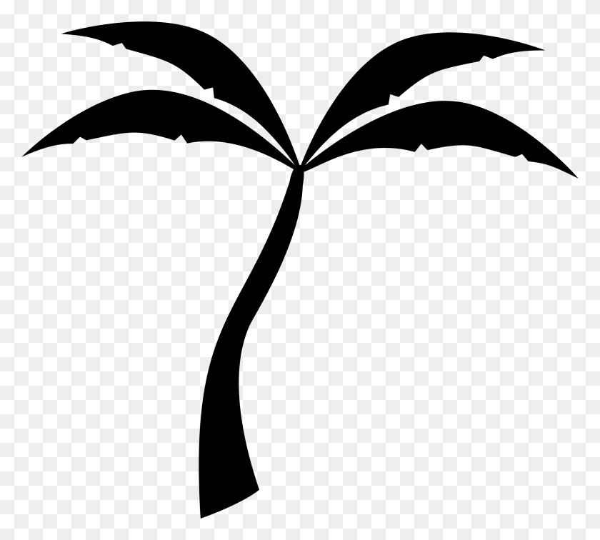 2332x2082 Palm Tree Silhouette Icons Png - Palm Tree Silhouette PNG