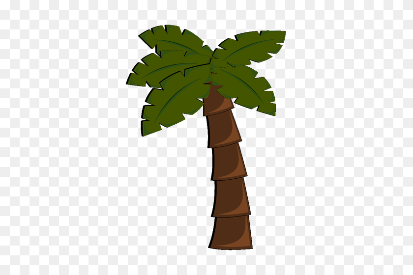378x500 Palm Tree Vector Image - Palm Tree Leaf PNG