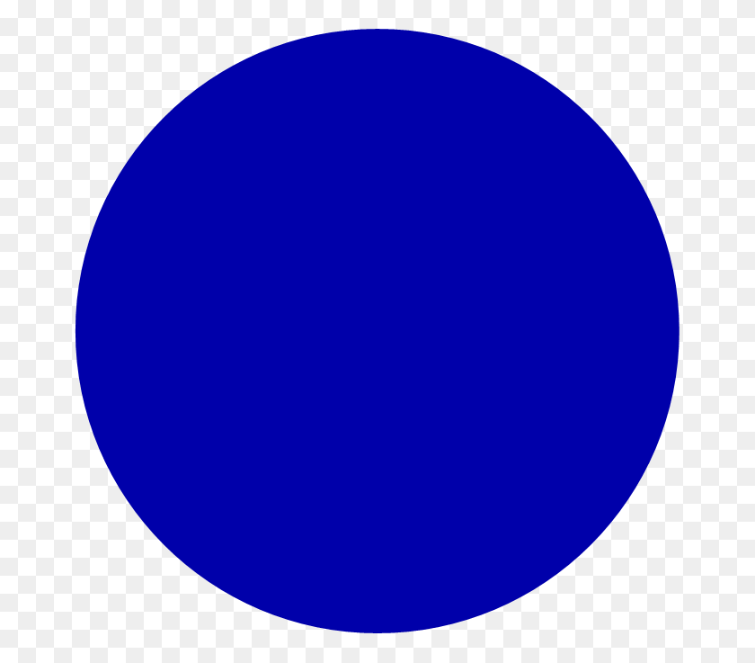 677x677 Pan Círculo Azul - Círculo Azul Png