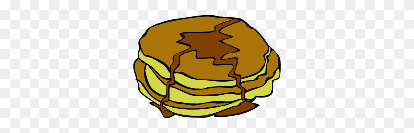 300x211 Pan Cakes Clip Art - Chocolate Syrup Clipart