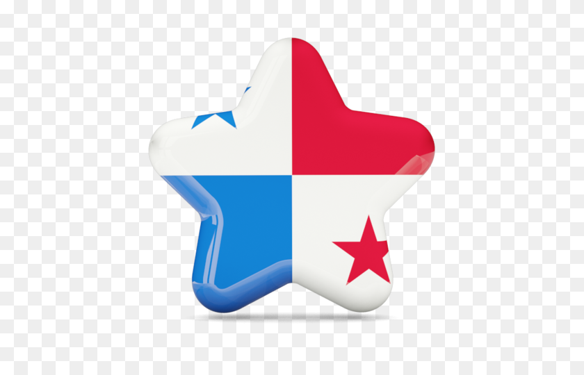 640x480 Panama Flag Star - Panama Clipart