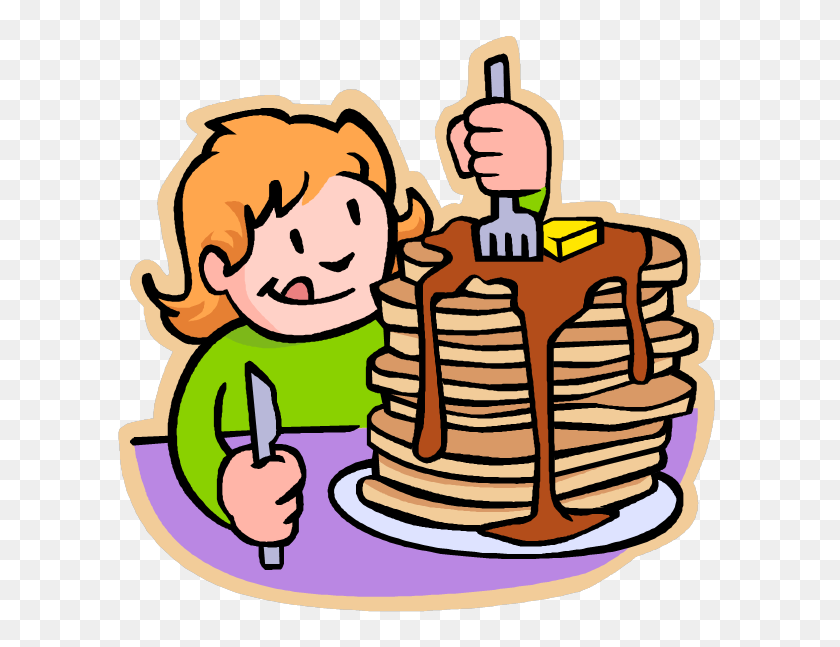 607x587 Pancake Clip Art - Thanksgiving Basket Clipart