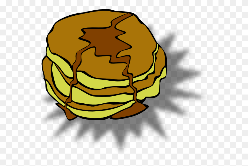 600x502 Pancakes Clip Art - Syrup Clipart