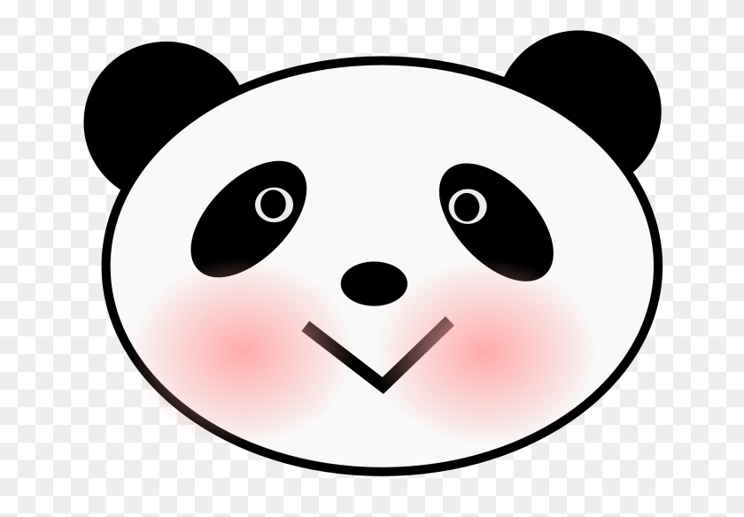 2555x1717 Panda Bear Md Group With Items - Persephone Clipart