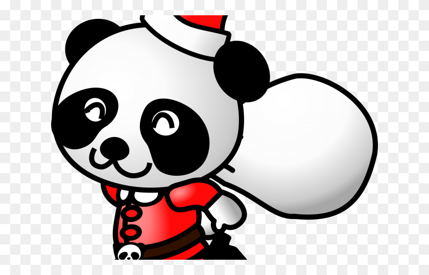 640x480 Panda Clipart - Baby Panda Clipart