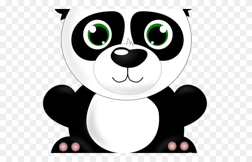 640x480 Panda Clipart Fluffy - Reed Clipart