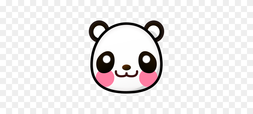 320x320 Cara De Panda Emojidex - Cara De Panda Png