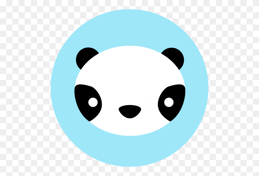 512x512 Panda Png Icon - Panda Face PNG