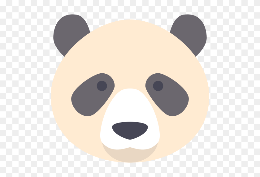 512x512 Panda Png Icons And Graphics - Panda Face PNG