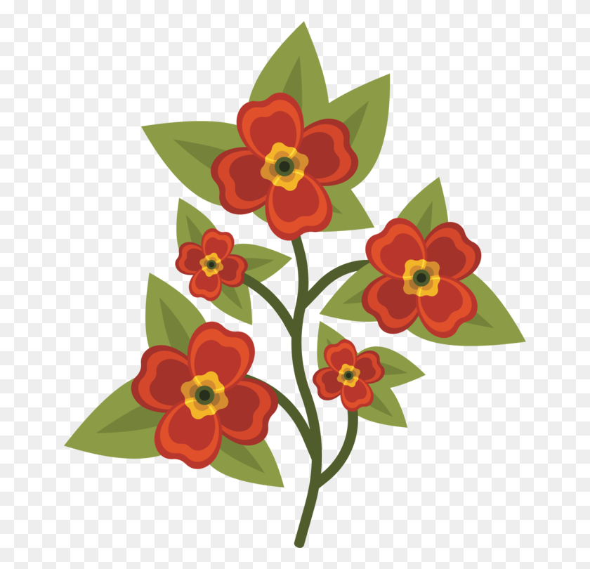 658x750 Pansy Cut Flowers Floral Design Tulip - Floral Clipart PNG