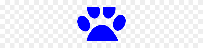 200x140 Пантера Pawprint Логотип Университета Питтсбурга Panthers Paw Print - Питтсбург Клипарт