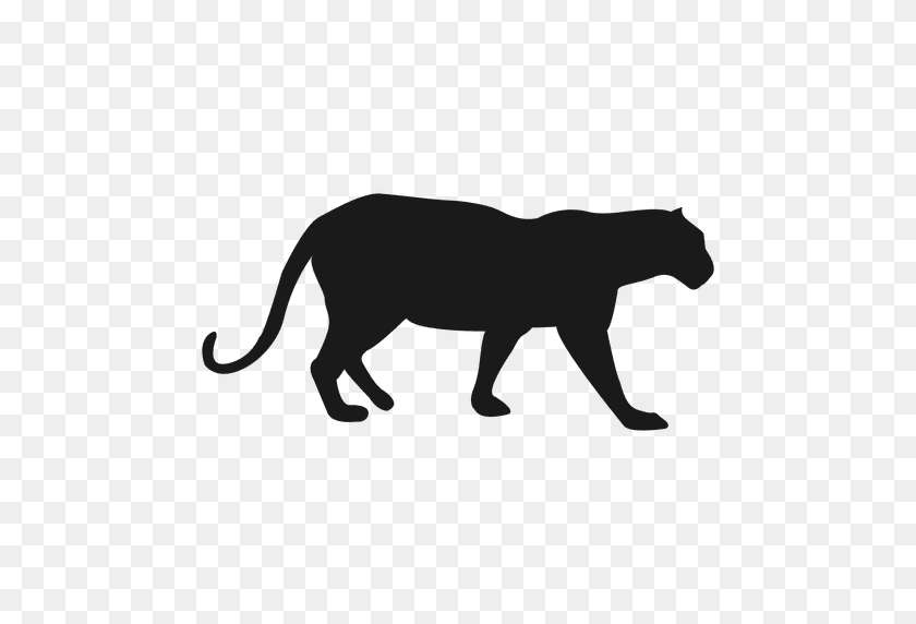 512x512 Panther Silhouette - Panther PNG