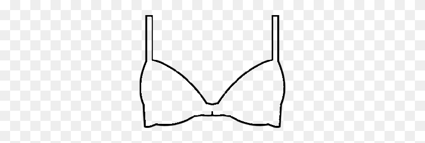 288x224 Panties Cliparts - Underwear Clipart Black And White