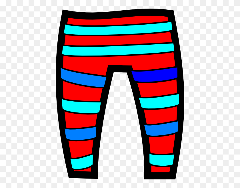 450x597 Pants Clip Art - Stripes Clipart