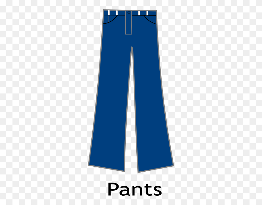 276x598 Pantalones Clipart - Jeans Clipart