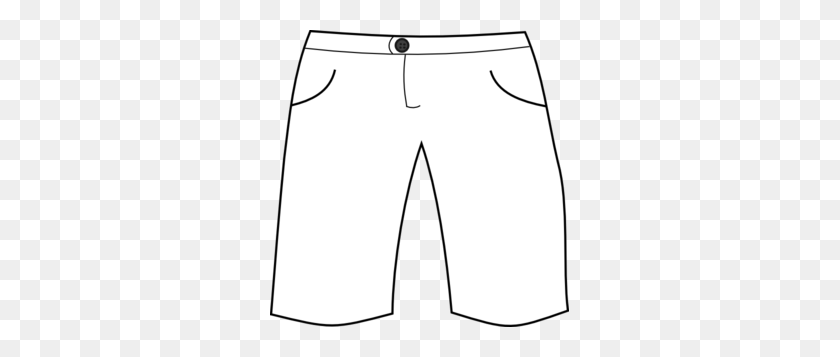 299x297 Pants White Shorts Clip Art - Shorts PNG