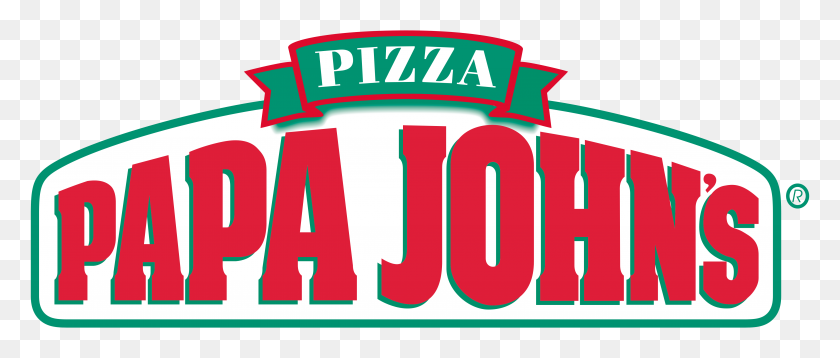 5000x1915 Papa John's Pizza Logos Download - Papa Johns Logo PNG