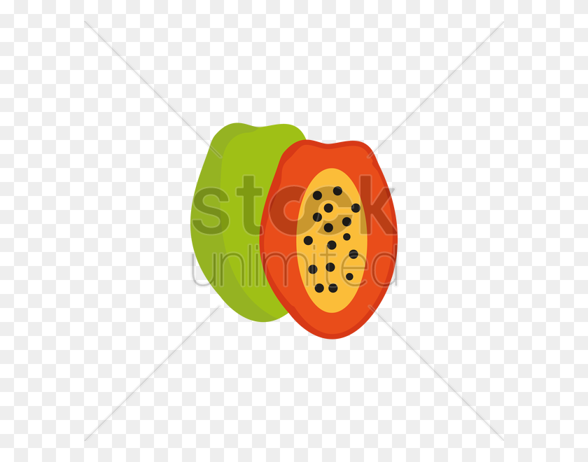 600x600 Papaya Imagen Vectorial - Papaya Png