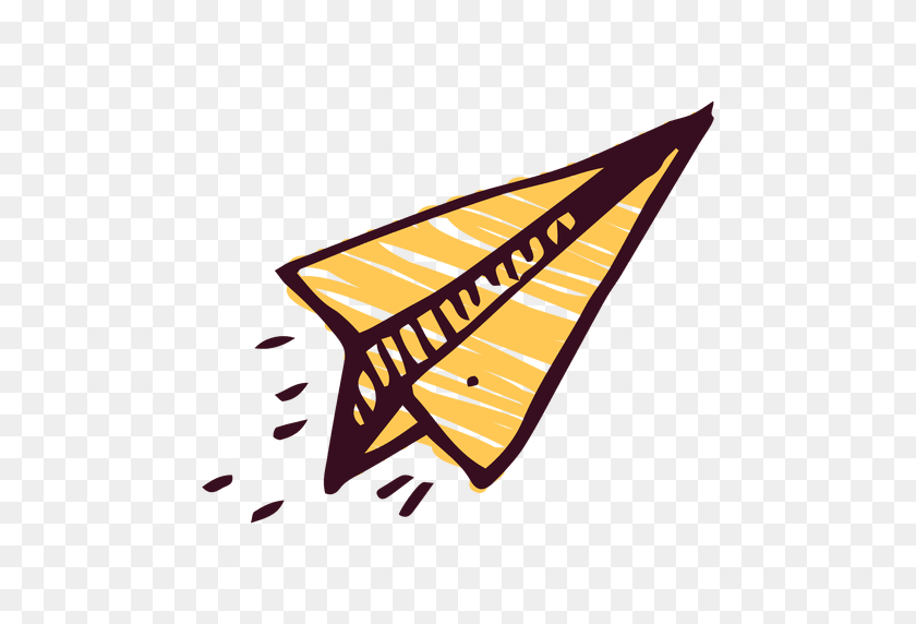 512x512 Paper Airplane - Paper Airplane PNG
