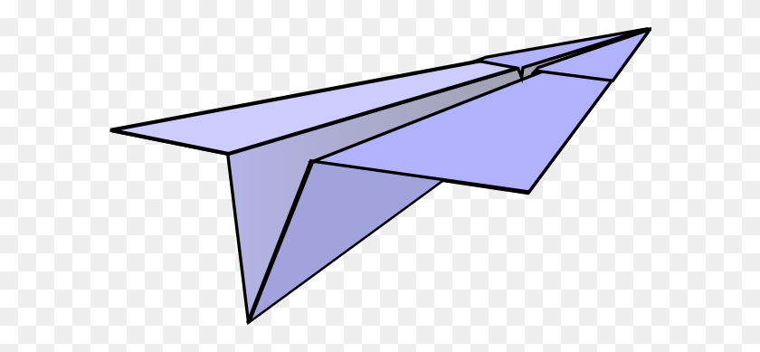 600x329 Paper Airplane Clip Art - Plane Clipart PNG