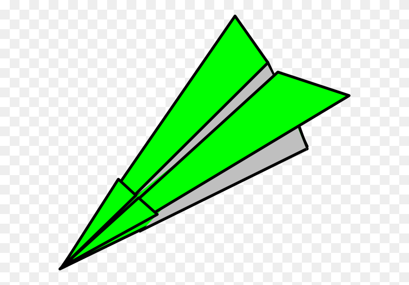 600x526 Paper Airplane Clipart Free - Airplane Clipart Free
