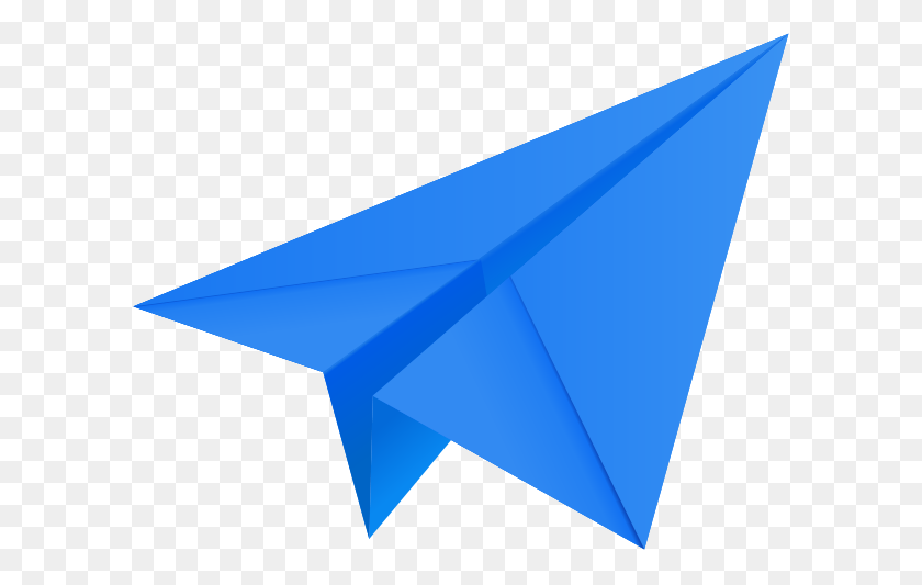 600x473 Paper Airplane Vector Blue Paper Plane Paper Aeroplane Vector Icon - Aeroplane Clipart