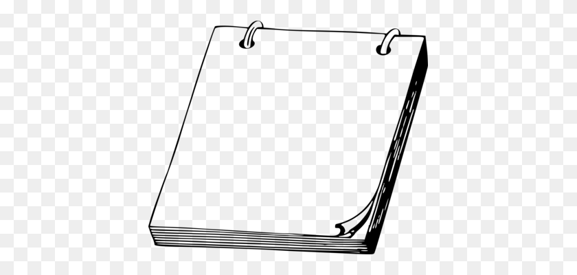 407x340 Paper Alpha Delta Pi Notebook Journal Composition Book - Composition Book Clipart