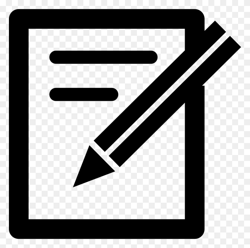 980x970 Paper And Pen Tools Png Icon Free Download - Paper Icon PNG
