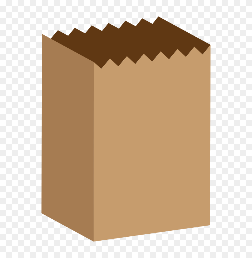 634x800 Paper Bag Clipart - Free Commercial Clipart