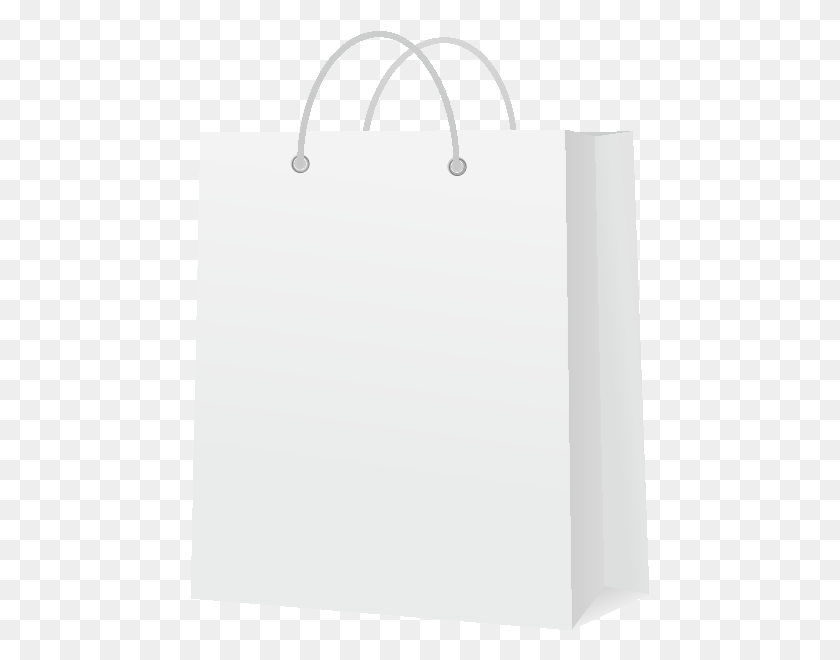 460x600 Paper Bag White Vector Icon - Paper Bag PNG
