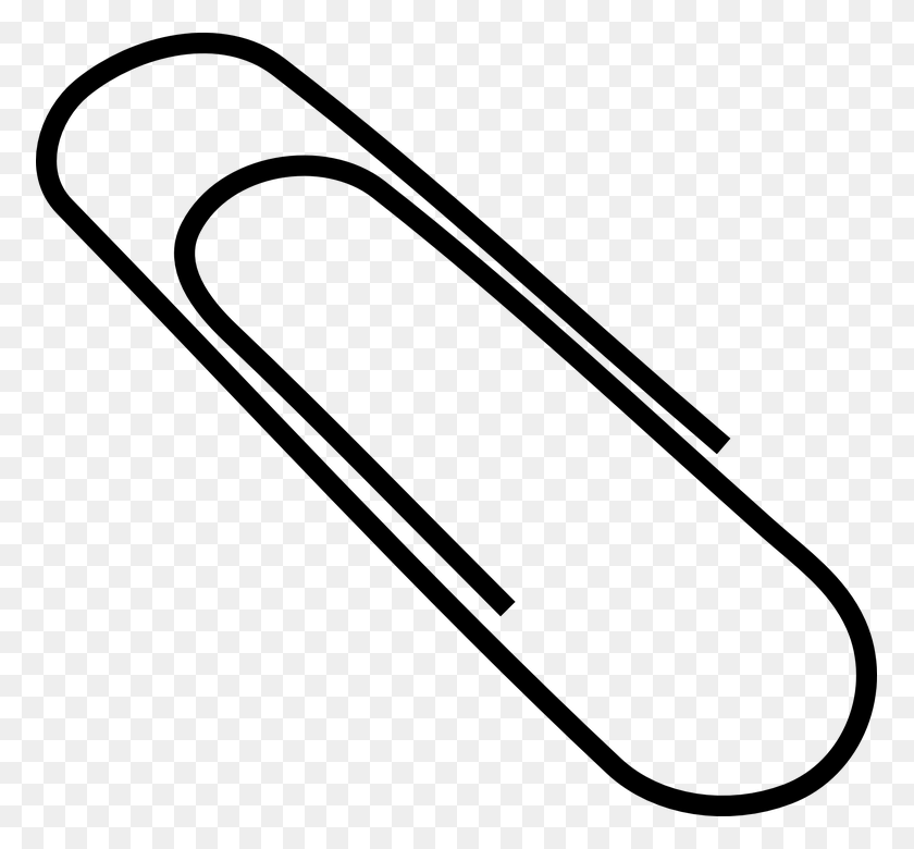 773x720 Paper Clip Art - Notebook Page Clipart