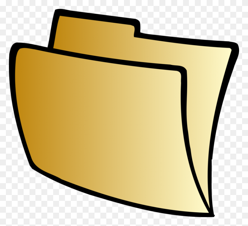 829x750 Paper Computer Icons Directory Folders Document Free - Yellow Folder Clipart
