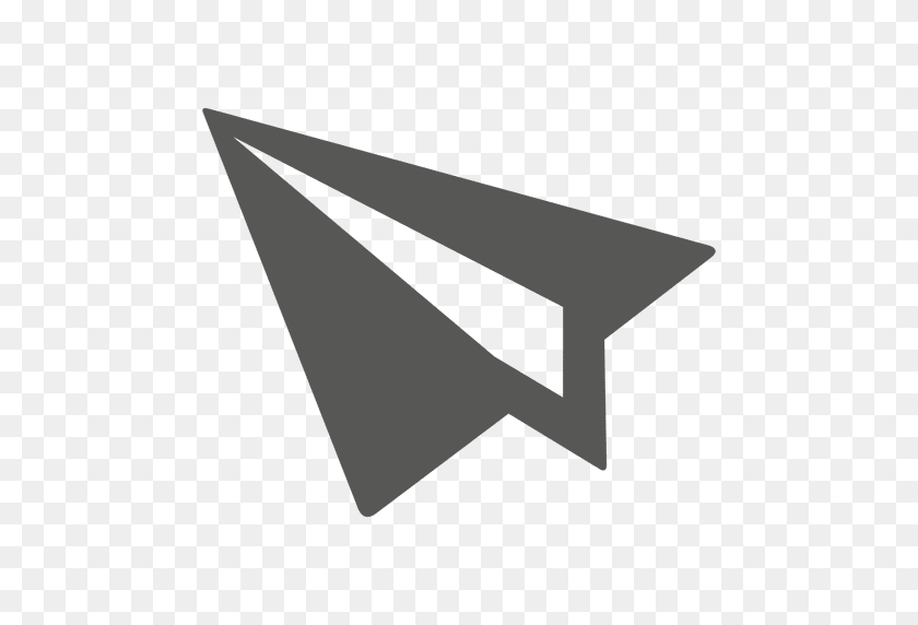 512x512 Paper Made Plane Icon - Plane Icon PNG