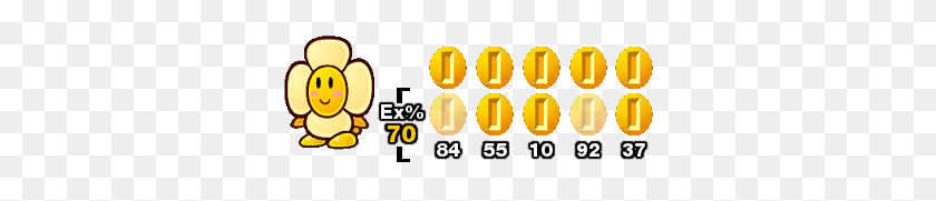 342x121 Paper Mario Ttyd To The Victors Go The Spoils The Super Mario - Mario Coin PNG