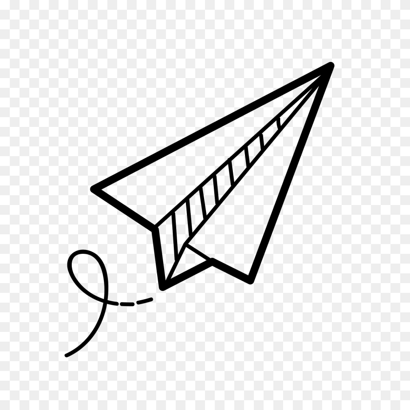 1600x1600 Paper Plane - Paper Airplane PNG