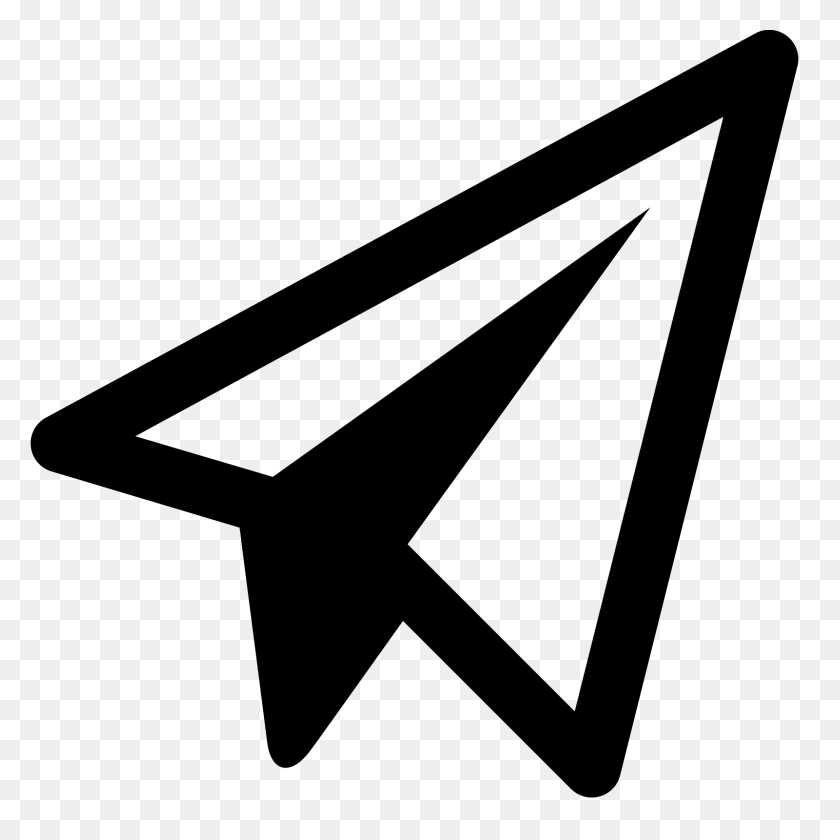 1600x1600 Paper Plane Icon - Plane Emoji PNG