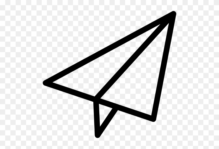 512x512 Paper Plane Png Icon - Paper Airplane PNG