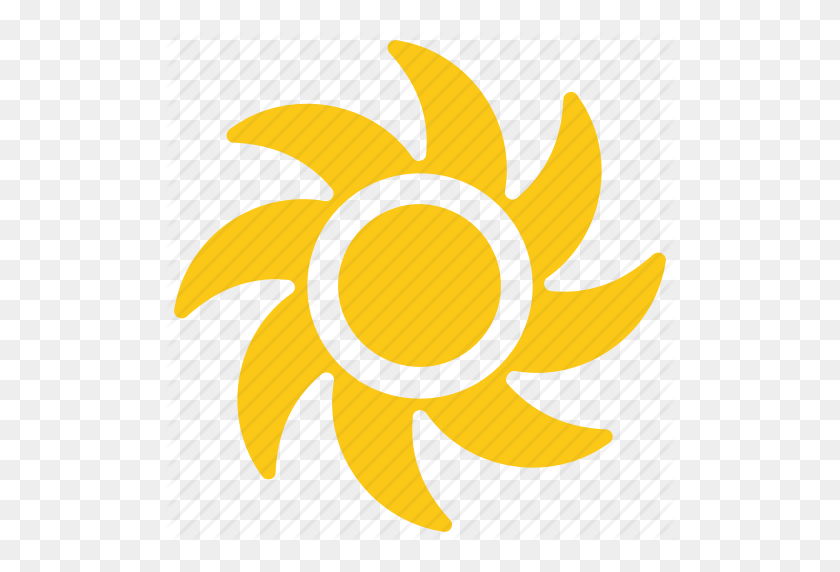 512x512 Бумажное Солнце, Солнечное Солнце, Рисунок Солнца, Солнечные Лучи, Значок Символа Вентиляции - Рисунок Солнца Png