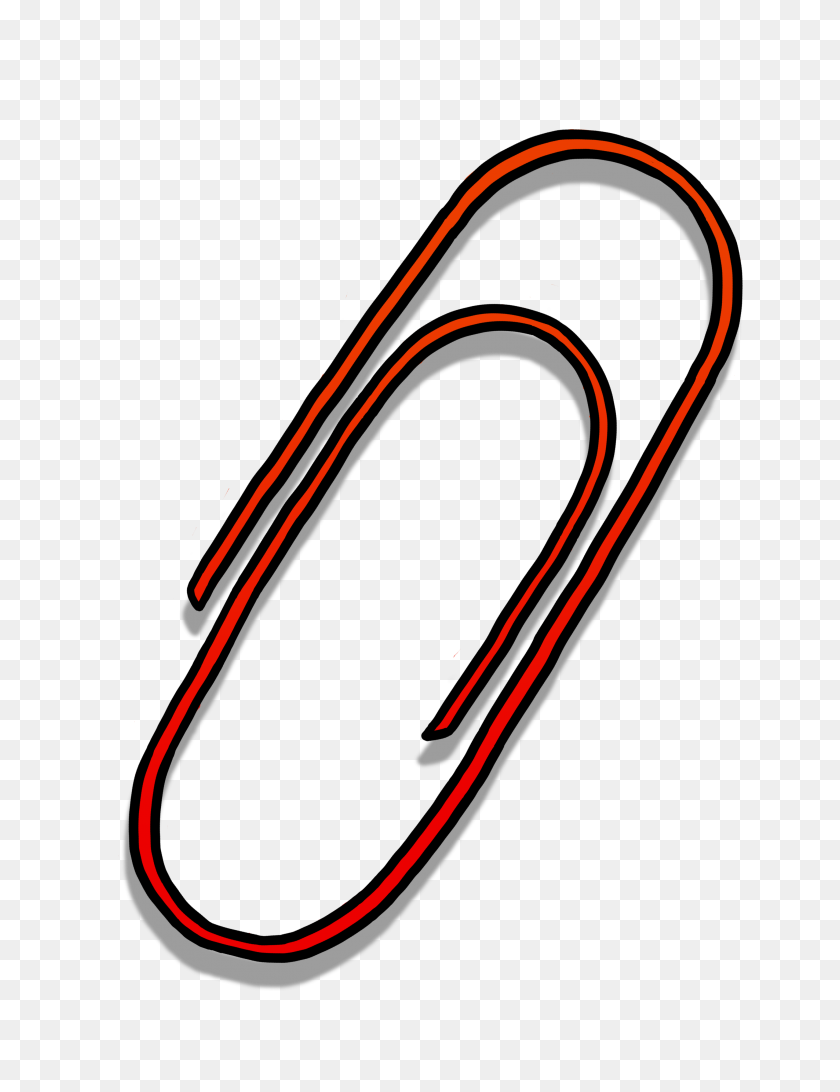 2906x3847 Paperclip Clipart - Old Document Clipart