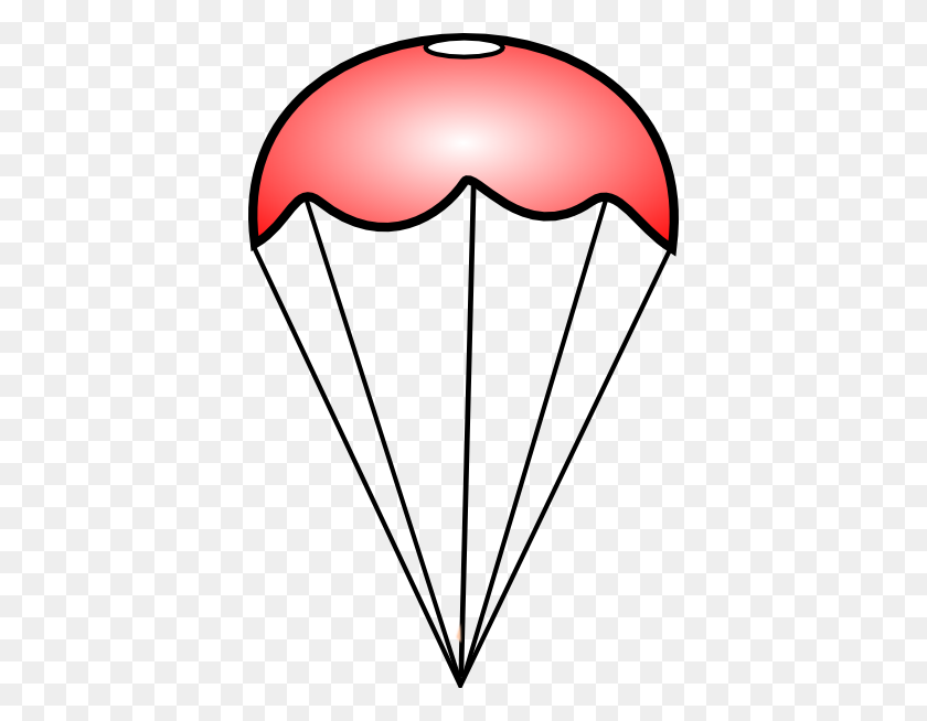390x594 Parachute Clip Art At Clkercom Vector Online Royalty Free Clipart - Honor Roll Clipart